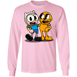 T-Shirts Light Pink / S Finnhead and Jakeman Men's Long Sleeve T-Shirt