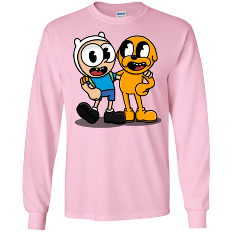 T-Shirts Light Pink / S Finnhead and Jakeman Men's Long Sleeve T-Shirt