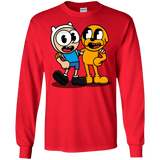 T-Shirts Red / S Finnhead and Jakeman Men's Long Sleeve T-Shirt