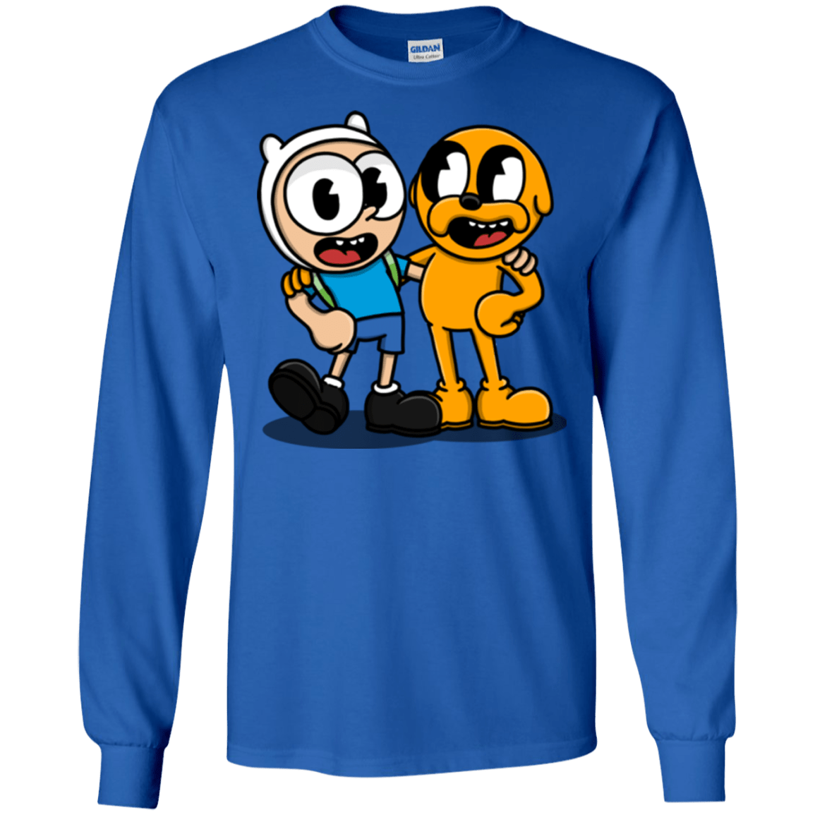 T-Shirts Royal / S Finnhead and Jakeman Men's Long Sleeve T-Shirt