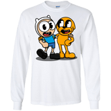 T-Shirts White / S Finnhead and Jakeman Men's Long Sleeve T-Shirt