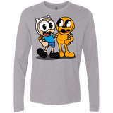 T-Shirts Heather Grey / S Finnhead and Jakeman Men's Premium Long Sleeve