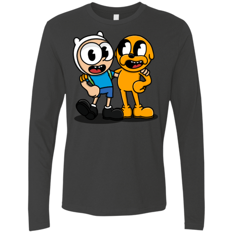 T-Shirts Heavy Metal / S Finnhead and Jakeman Men's Premium Long Sleeve