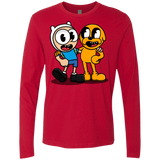 T-Shirts Red / S Finnhead and Jakeman Men's Premium Long Sleeve