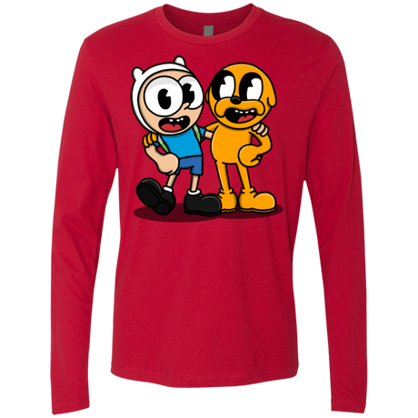 T-Shirts Red / S Finnhead and Jakeman Men's Premium Long Sleeve