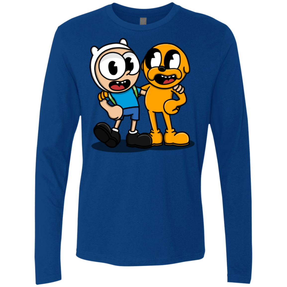 T-Shirts Royal / S Finnhead and Jakeman Men's Premium Long Sleeve
