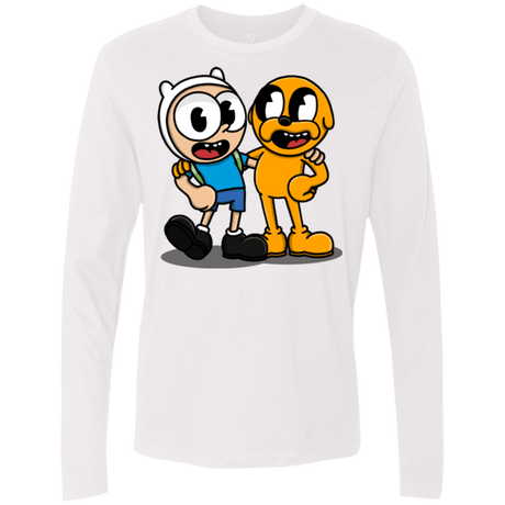 T-Shirts White / S Finnhead and Jakeman Men's Premium Long Sleeve