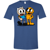 T-Shirts Heather Royal / X-Small Finnhead and Jakeman Men's Semi-Fitted Softstyle