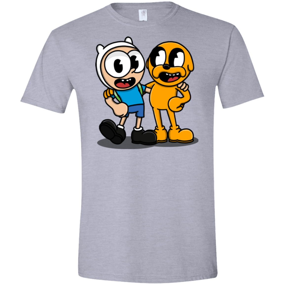 T-Shirts Sport Grey / X-Small Finnhead and Jakeman Men's Semi-Fitted Softstyle