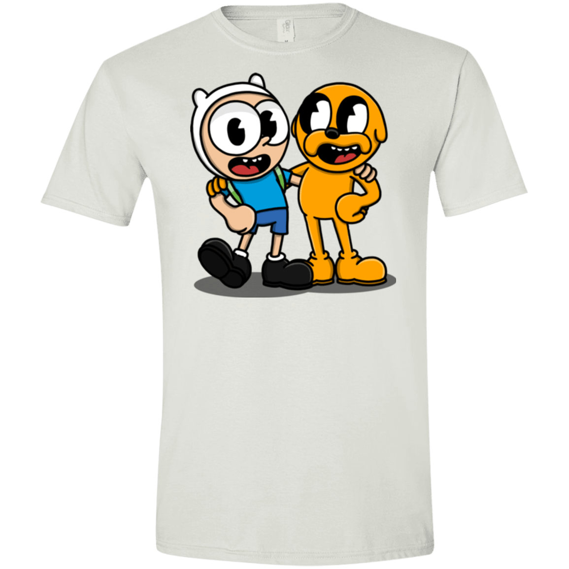 T-Shirts White / X-Small Finnhead and Jakeman Men's Semi-Fitted Softstyle