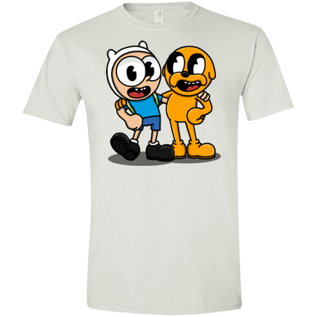 T-Shirts White / X-Small Finnhead and Jakeman Men's Semi-Fitted Softstyle