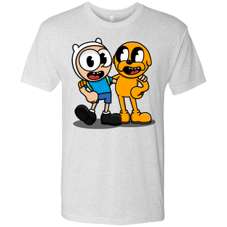 T-Shirts Heather White / S Finnhead and Jakeman Men's Triblend T-Shirt