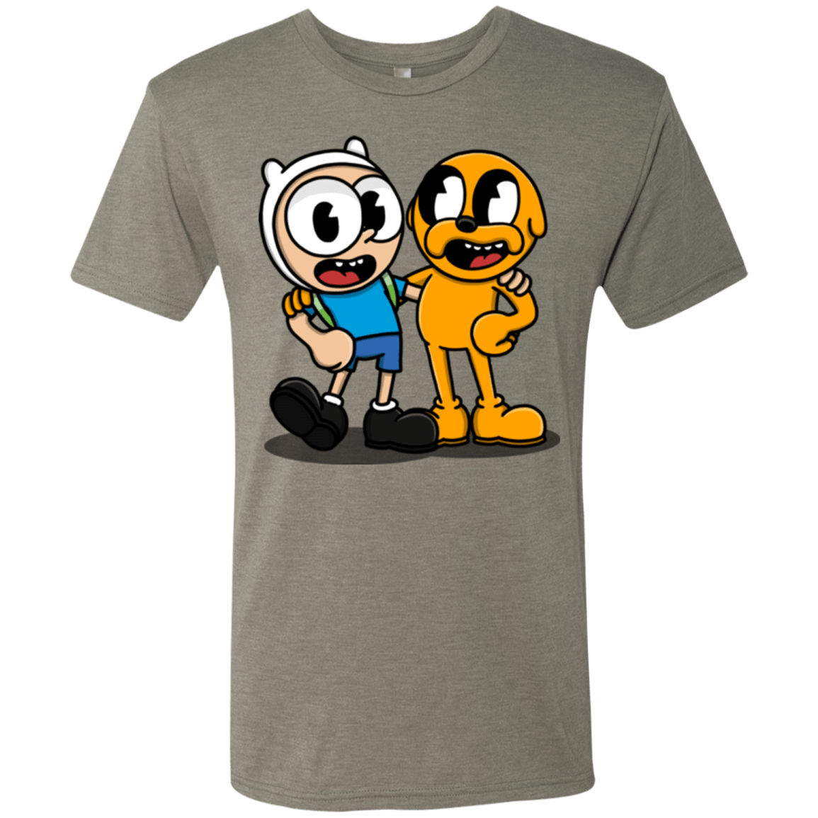 T-Shirts Venetian Grey / S Finnhead and Jakeman Men's Triblend T-Shirt