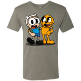 T-Shirts Venetian Grey / S Finnhead and Jakeman Men's Triblend T-Shirt