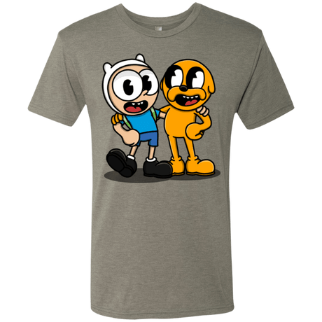 T-Shirts Venetian Grey / S Finnhead and Jakeman Men's Triblend T-Shirt