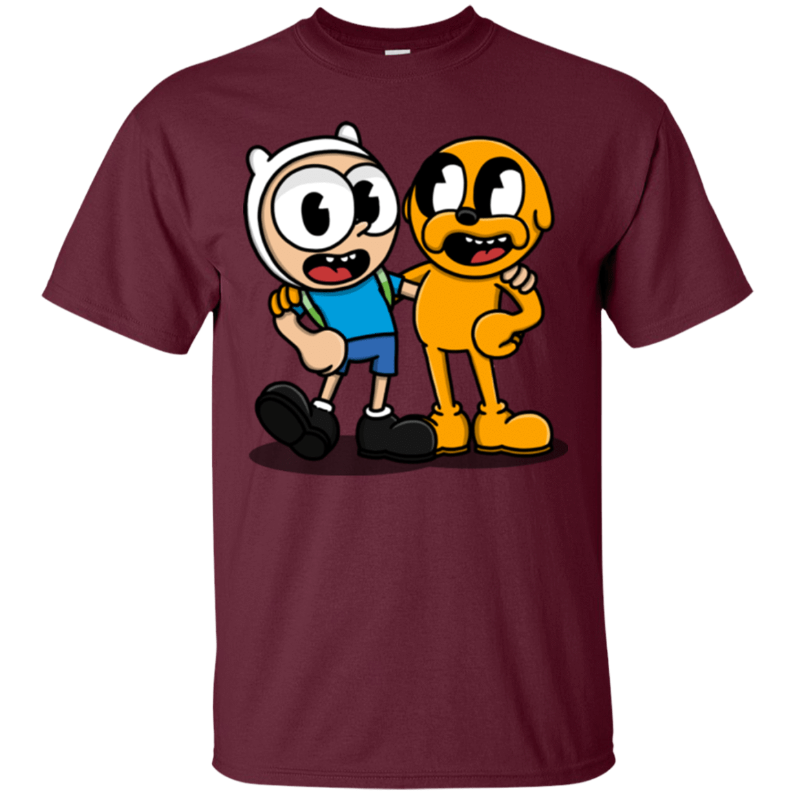 T-Shirts Maroon / S Finnhead and Jakeman T-Shirt