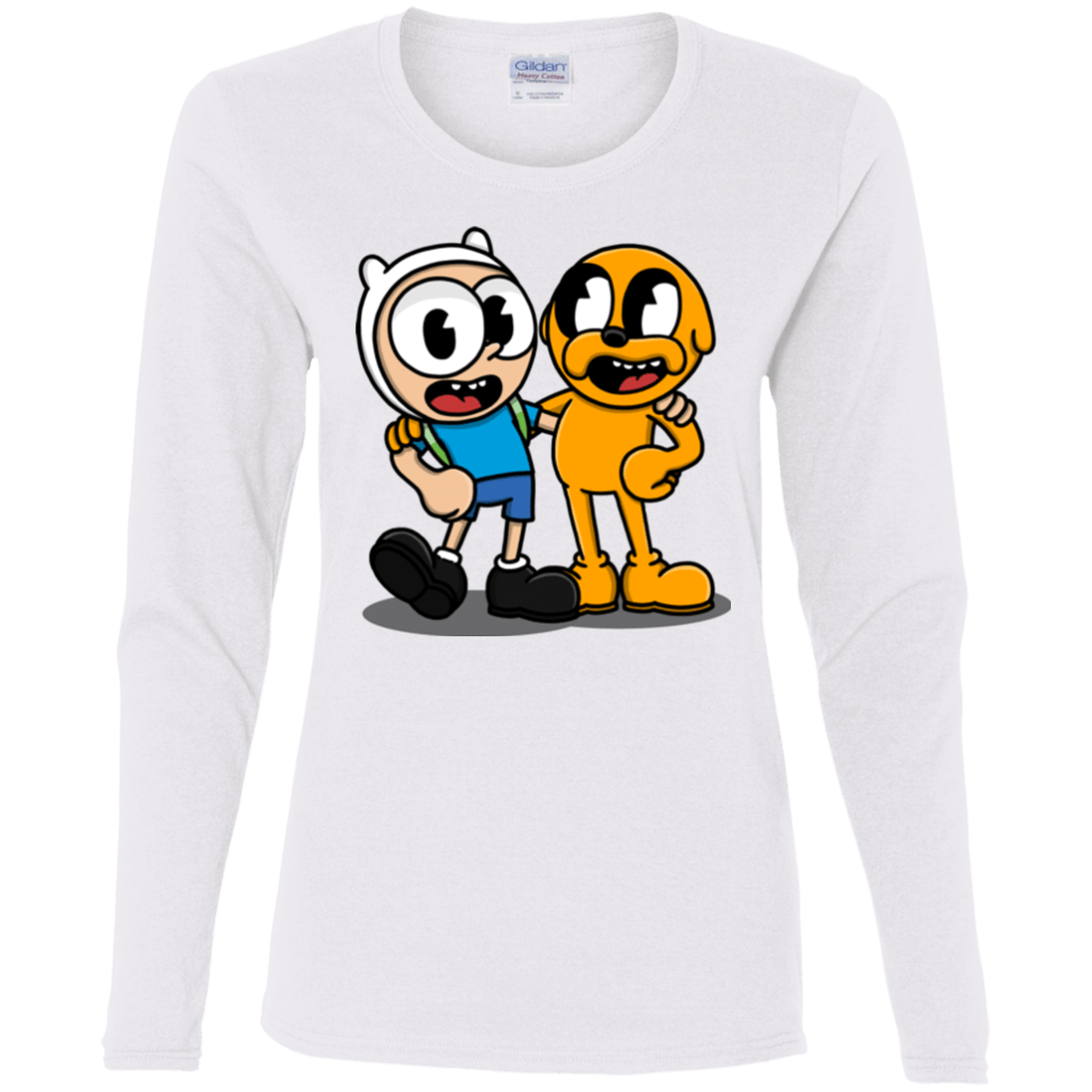 T-Shirts White / S Finnhead and Jakeman Women's Long Sleeve T-Shirt