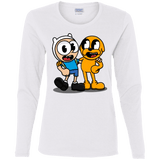 T-Shirts White / S Finnhead and Jakeman Women's Long Sleeve T-Shirt