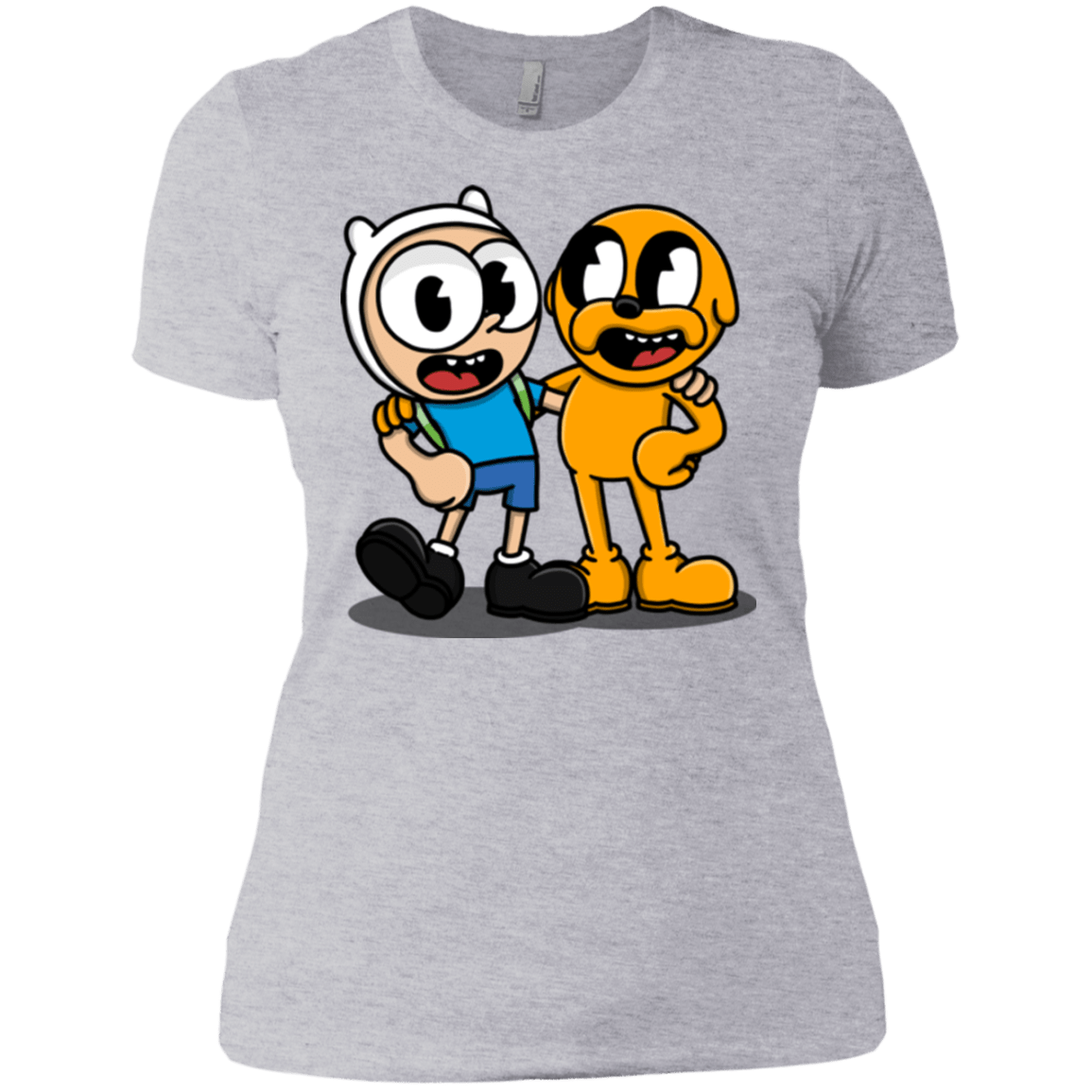 T-Shirts Heather Grey / X-Small Finnhead and Jakeman Women's Premium T-Shirt