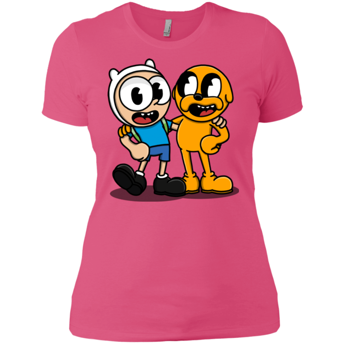 T-Shirts Hot Pink / X-Small Finnhead and Jakeman Women's Premium T-Shirt