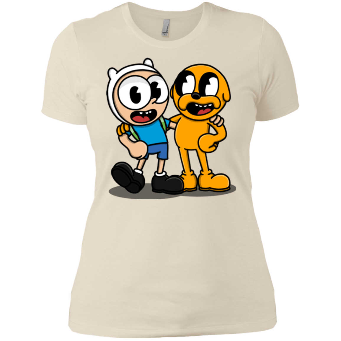 T-Shirts Ivory/ / X-Small Finnhead and Jakeman Women's Premium T-Shirt