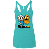 T-Shirts Tahiti Blue / X-Small Finnhead and Jakeman Women's Triblend Racerback Tank