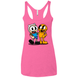 T-Shirts Vintage Pink / X-Small Finnhead and Jakeman Women's Triblend Racerback Tank