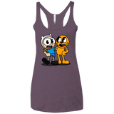 T-Shirts Vintage Purple / X-Small Finnhead and Jakeman Women's Triblend Racerback Tank