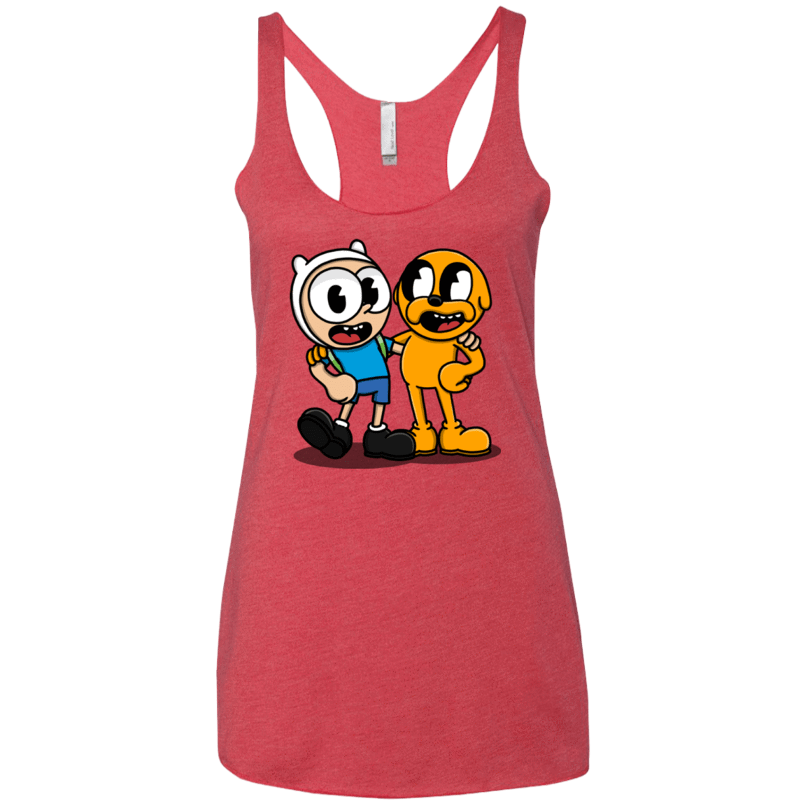 T-Shirts Vintage Red / X-Small Finnhead and Jakeman Women's Triblend Racerback Tank