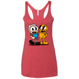 T-Shirts Vintage Red / X-Small Finnhead and Jakeman Women's Triblend Racerback Tank