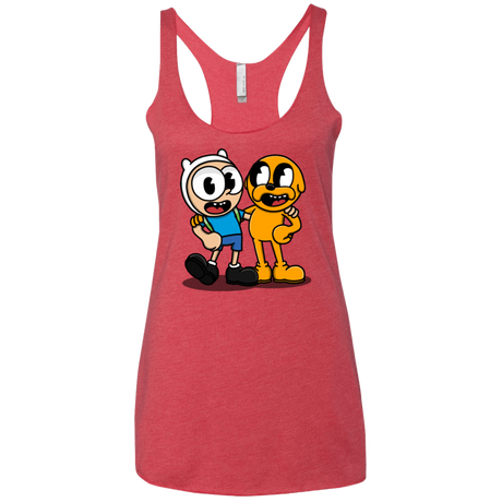 T-Shirts Vintage Red / X-Small Finnhead and Jakeman Women's Triblend Racerback Tank