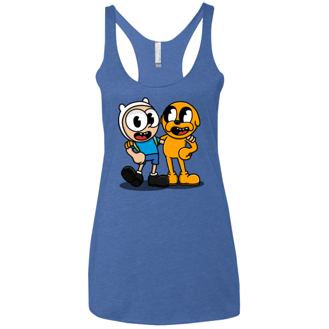 T-Shirts Vintage Royal / X-Small Finnhead and Jakeman Women's Triblend Racerback Tank