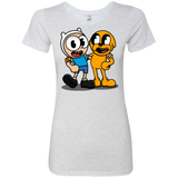 T-Shirts Heather White / S Finnhead and Jakeman Women's Triblend T-Shirt