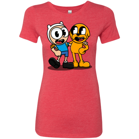 T-Shirts Vintage Red / S Finnhead and Jakeman Women's Triblend T-Shirt