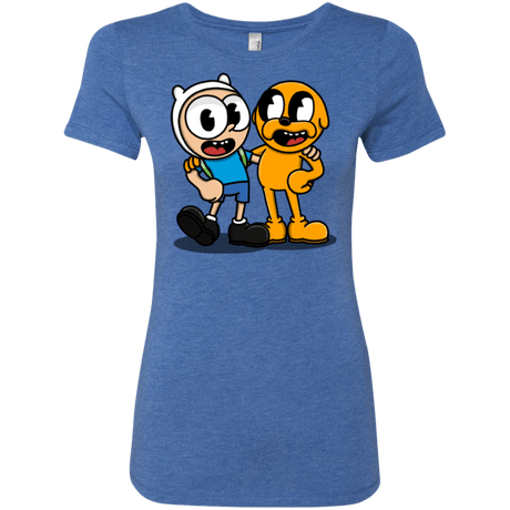 T-Shirts Vintage Royal / S Finnhead and Jakeman Women's Triblend T-Shirt