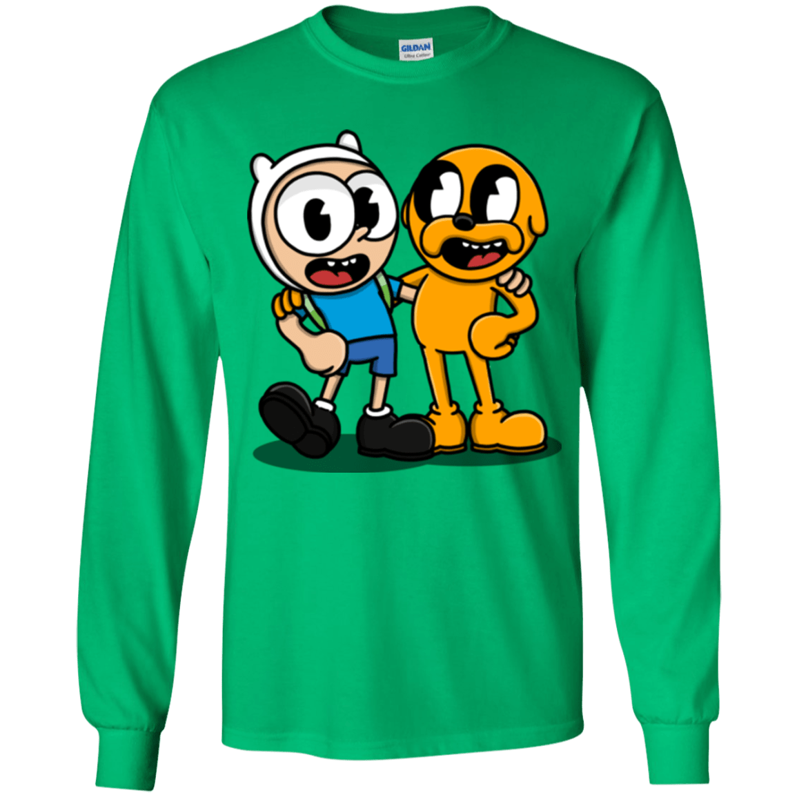 T-Shirts Irish Green / YS Finnhead and Jakeman Youth Long Sleeve T-Shirt