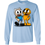 T-Shirts Light Blue / YS Finnhead and Jakeman Youth Long Sleeve T-Shirt