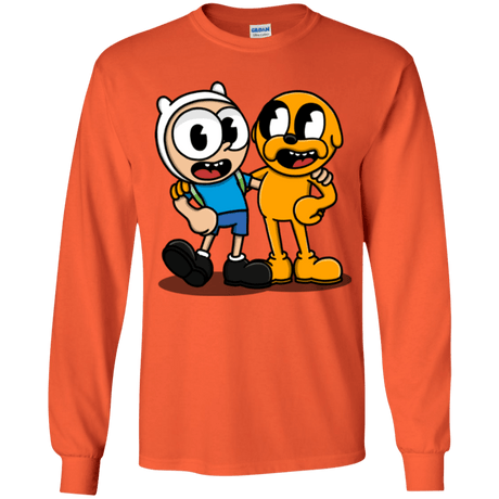 T-Shirts Orange / YS Finnhead and Jakeman Youth Long Sleeve T-Shirt