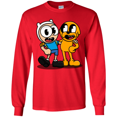 T-Shirts Red / YS Finnhead and Jakeman Youth Long Sleeve T-Shirt