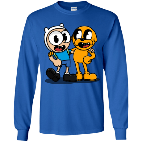T-Shirts Royal / YS Finnhead and Jakeman Youth Long Sleeve T-Shirt