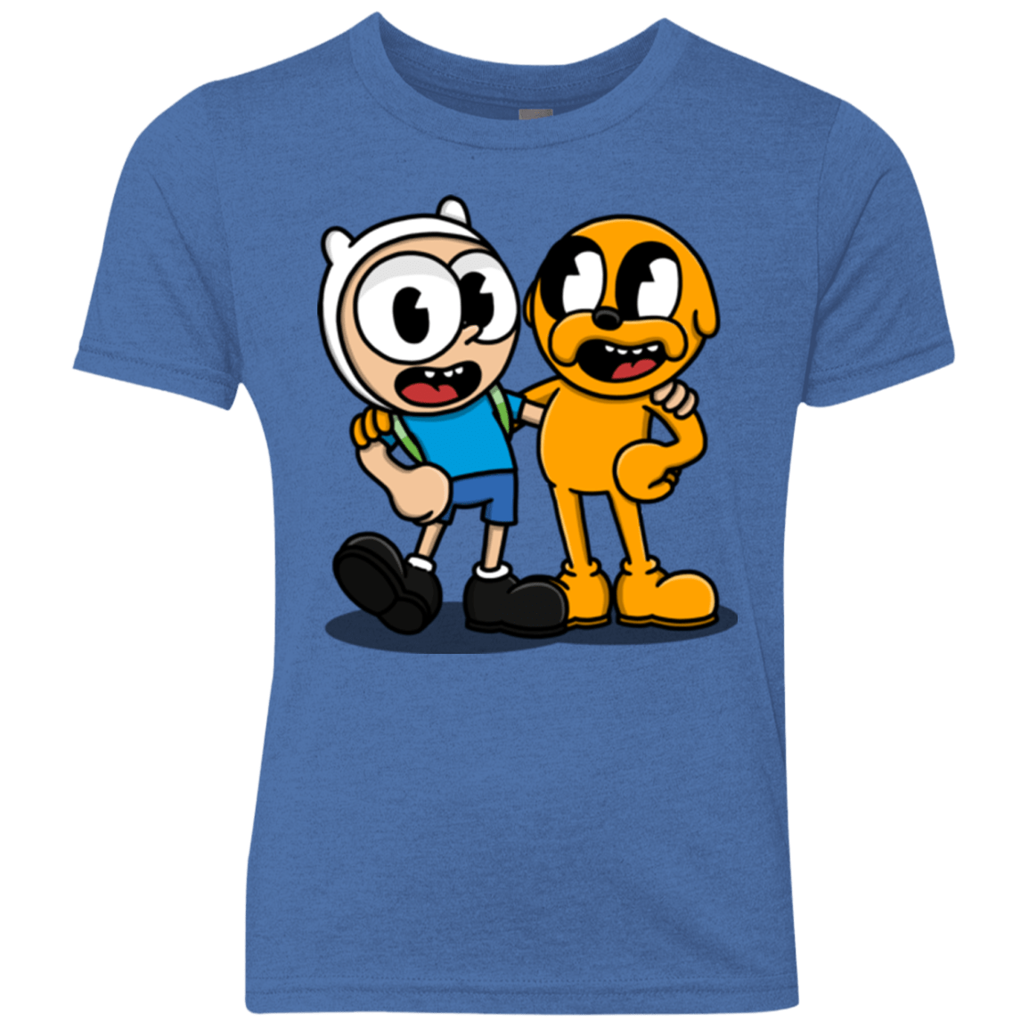 T-Shirts Vintage Royal / YXS Finnhead and Jakeman Youth Triblend T-Shirt