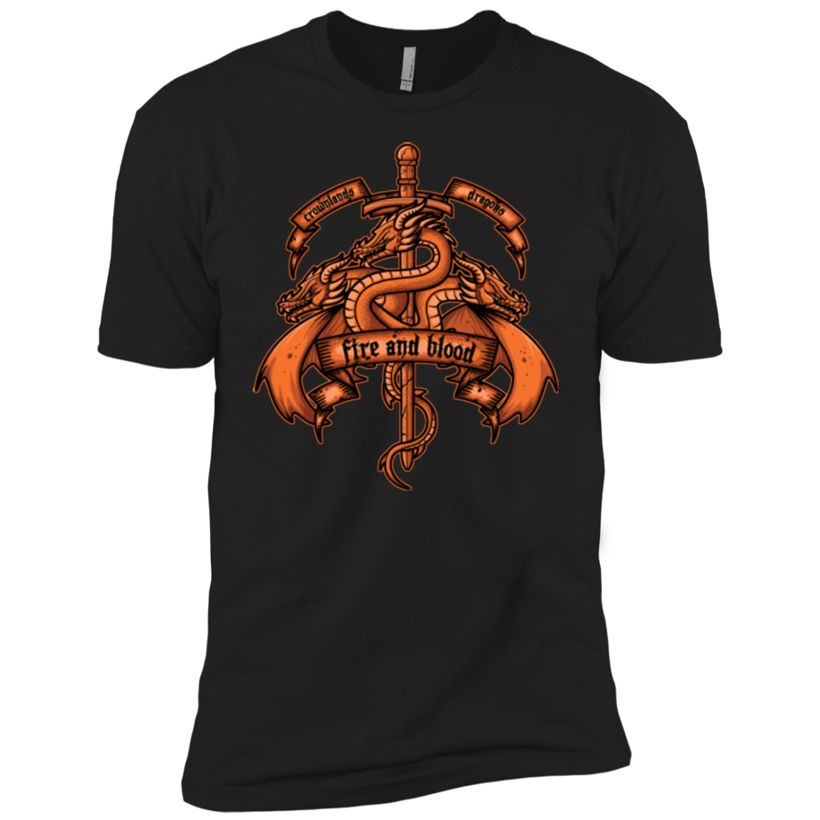 T-Shirts Black / YXS FIRE AND BLOOD Boys Premium T-Shirt