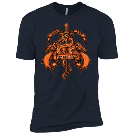 T-Shirts Midnight Navy / YXS FIRE AND BLOOD Boys Premium T-Shirt