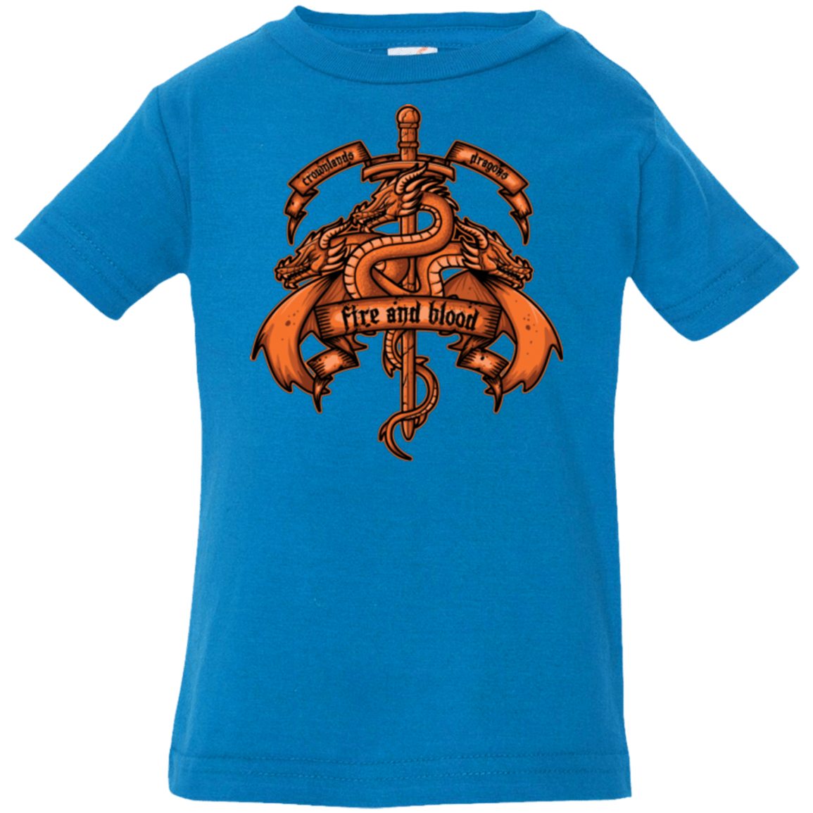 T-Shirts Cobalt / 6 Months FIRE AND BLOOD Infant PremiumT-Shirt