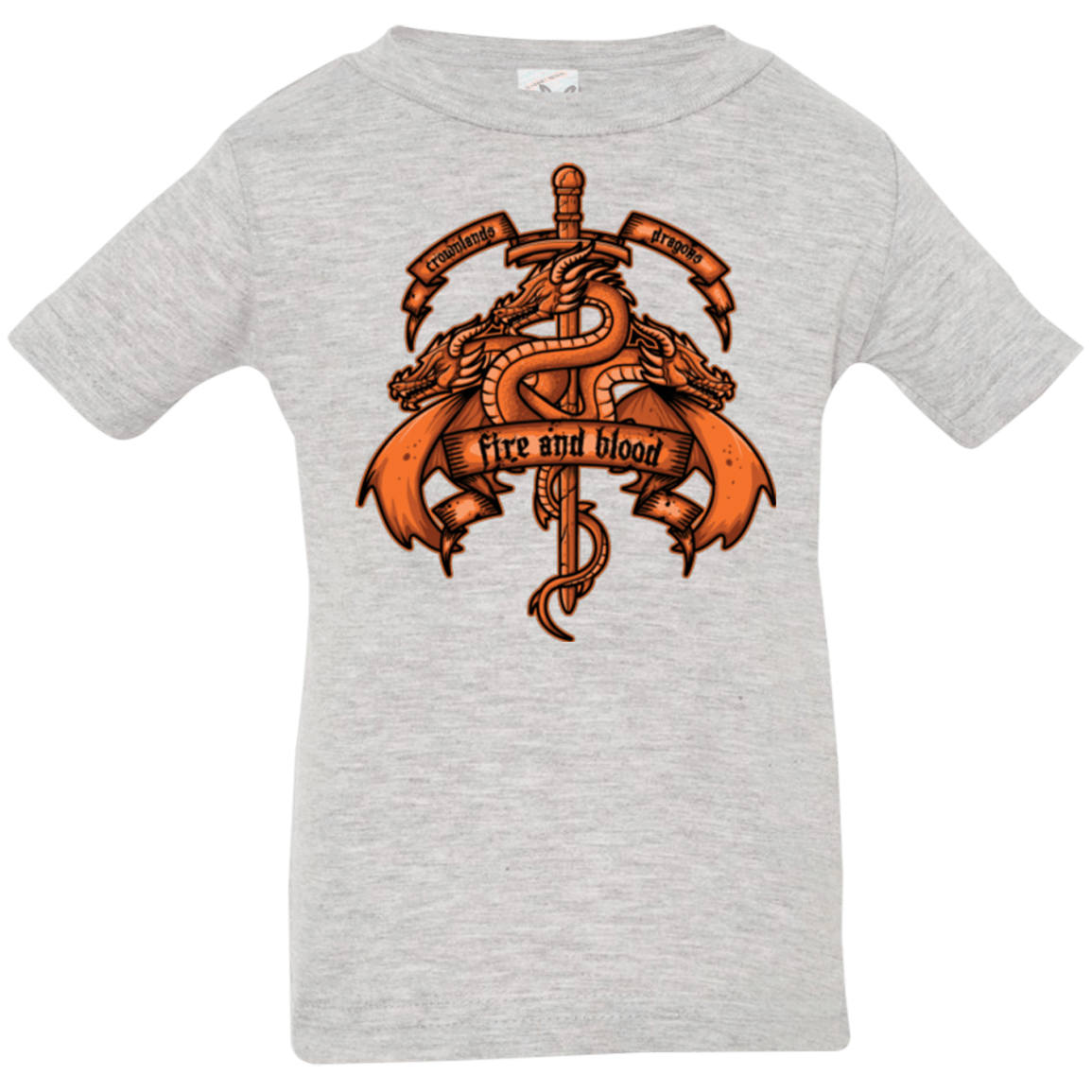 T-Shirts Heather / 6 Months FIRE AND BLOOD Infant PremiumT-Shirt