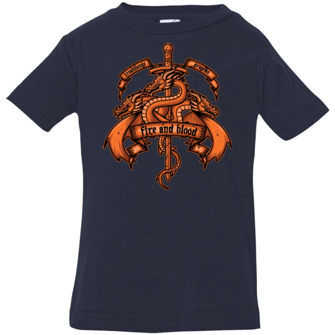 T-Shirts Navy / 6 Months FIRE AND BLOOD Infant PremiumT-Shirt