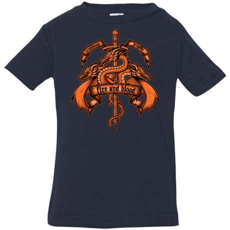 T-Shirts Navy / 6 Months FIRE AND BLOOD Infant PremiumT-Shirt