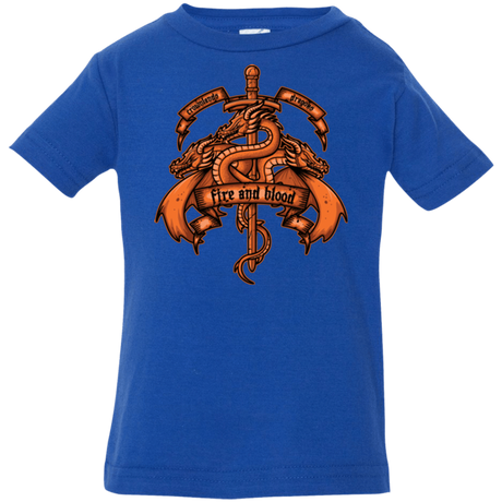 T-Shirts Royal / 6 Months FIRE AND BLOOD Infant PremiumT-Shirt