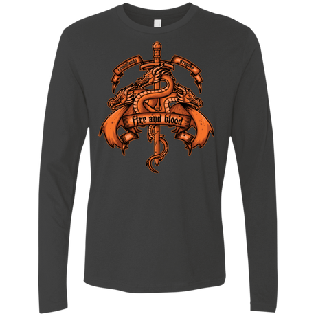 T-Shirts Heavy Metal / Small FIRE AND BLOOD Men's Premium Long Sleeve