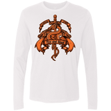 T-Shirts White / Small FIRE AND BLOOD Men's Premium Long Sleeve